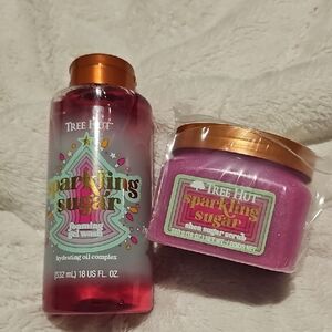 Sparkling Sugar Foaming Gel Wash and Shea Sugar Scrub Set